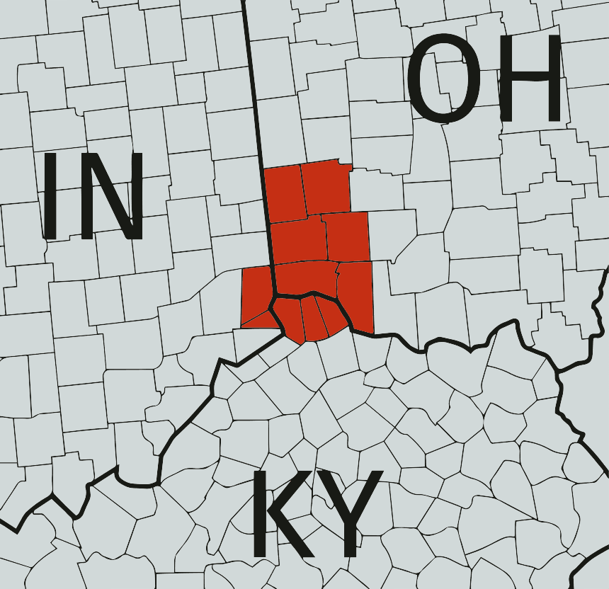 Service Area Map Valley Commercial Services